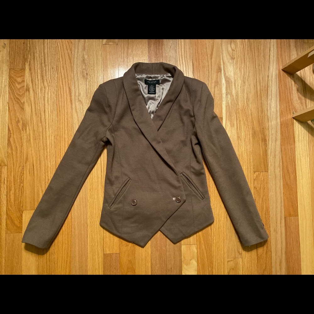 Mm couture small light brown blazer